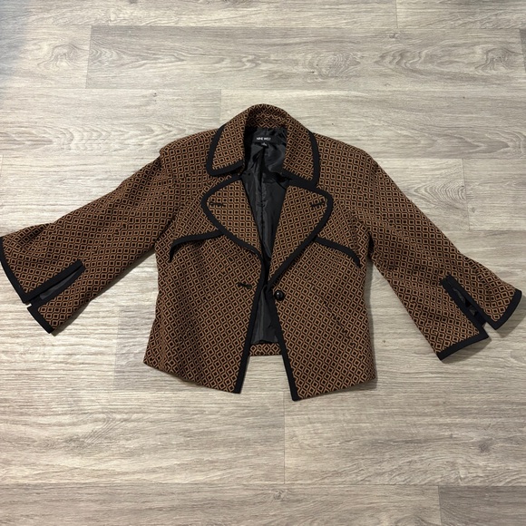 Nine West Geometric Blazer - Picture 1 of 8